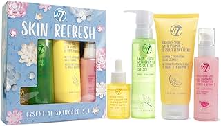 W7 Skin Refresh Skincare Set | Face Cleanser, Toner, Serum &