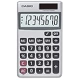 Casio SL-300SV Standard Function Desktop Calculator | General Purpose | Large 8-Digit Display | Pocket Size | Basic Math Functions| Ideal for Home & Office