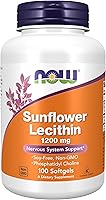 Vista 1 de NOW FOODS Lecitina de girasol 1200 MG, 100