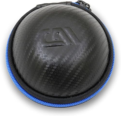 Miniatura 6 de CASEMATIX Funda de transporte negra con interior azul compatible con cámara Tamagotchi Pix interactiva virtual mascota, incluye solo funda con