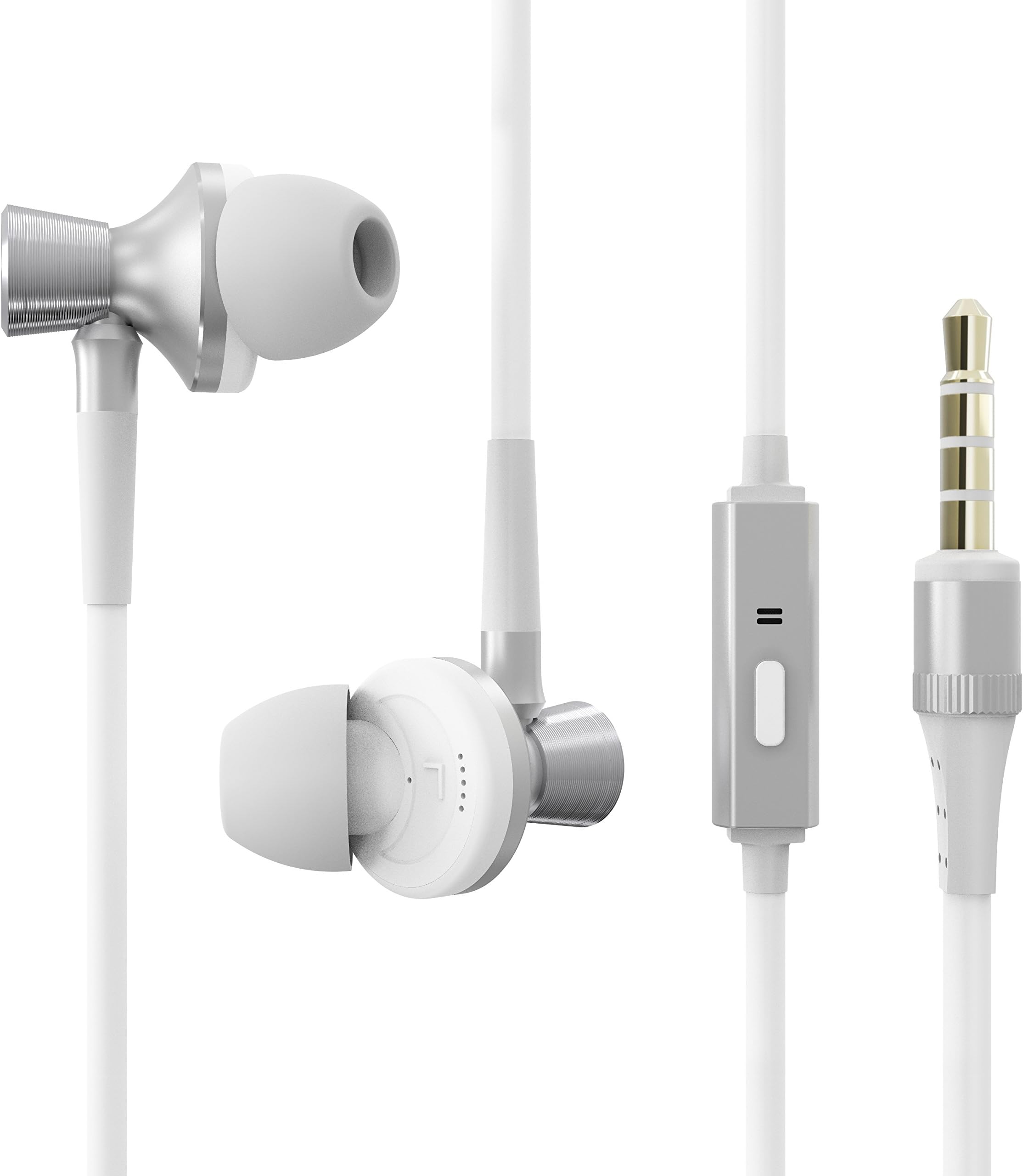 TOBETB Y2 Earbud headphones,Wired In-Ear Earphones with Stereo Crystal Sound for 3.5mm Devices with Built-in Mic