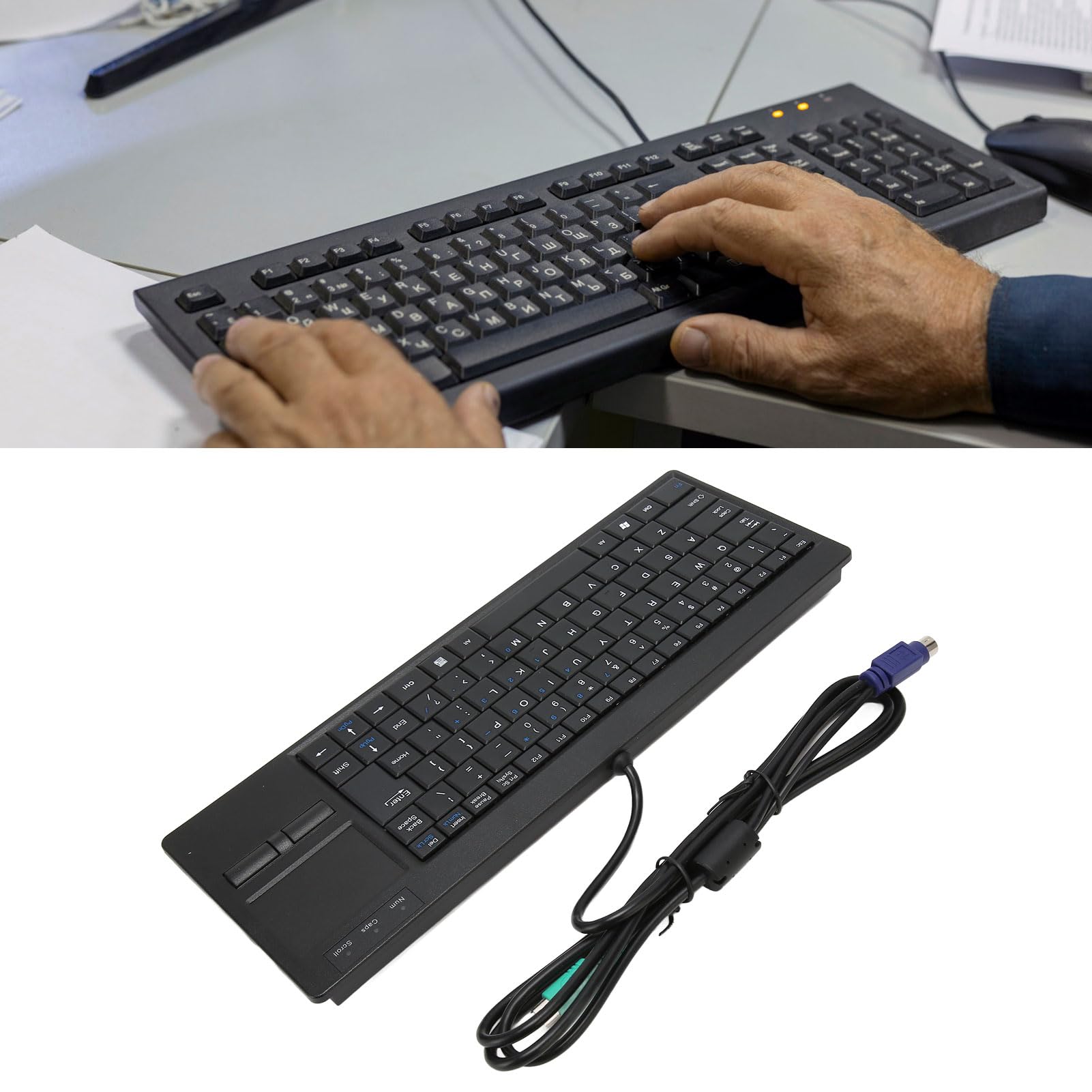 Amazon.com: Mini Wired Industrial Keyboard, Plug and Play IPC