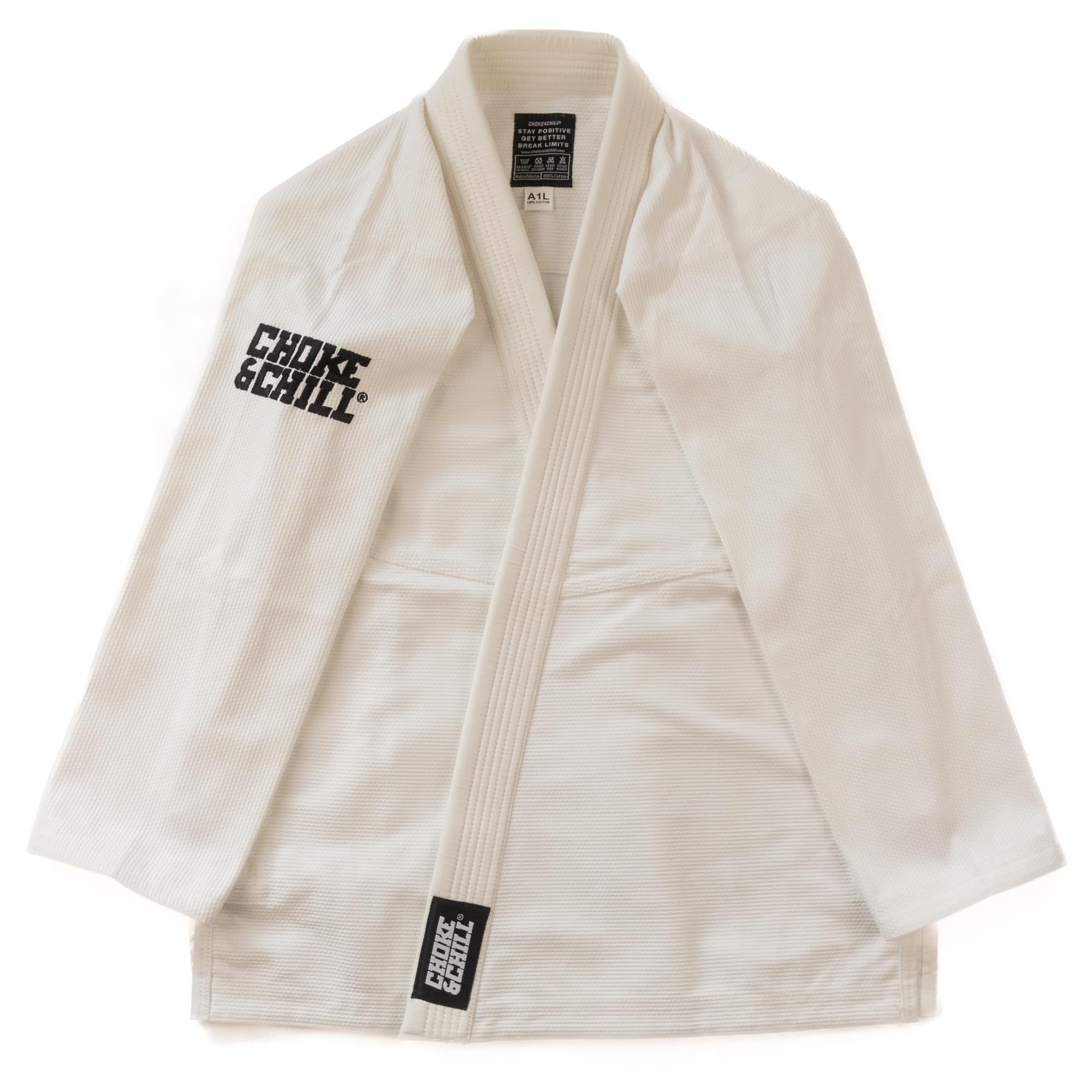 Choke&Chill BJJ Jiu Jitsu Einsteiger Anzug Gi - Weiß