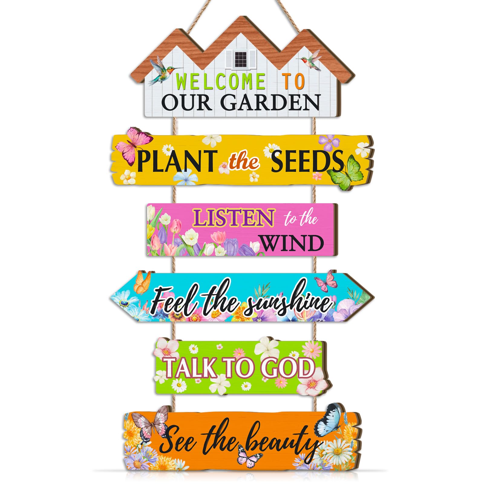 TOARTi Funny Garden Sign for Outside,Gardening Gifts for Women Men,Nothing Better Than a Trimmed Bush Rustic Outdoor Yard Decor for Patio, Lawn, Housewarming, Gardener’s Gift