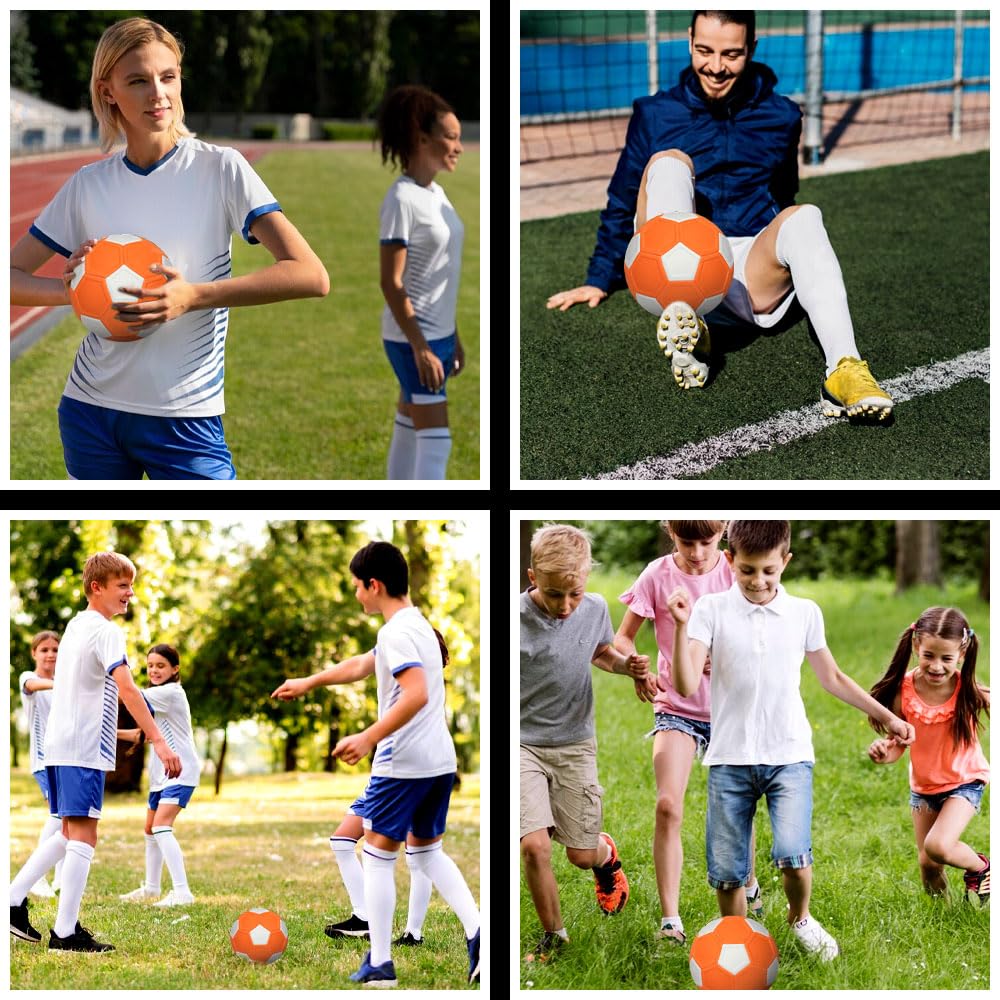 Balón De Futbol Curvo, Tamaño 5 Balon Futbol con Curvas Y Efectos, Balón De Fútbol Curvado De Goma 22cm, Pelota Curva Fútbol para Juegos deFútbol Infantile