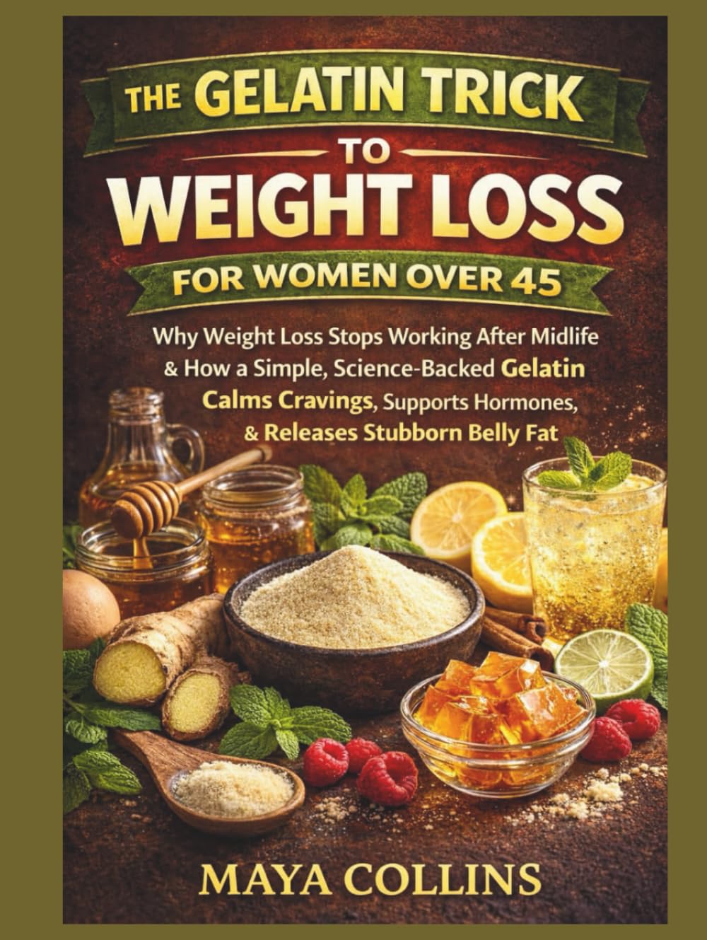 THE GELATIN TRICK TO WEIGHT LOSS FOR WOMEN OVER 45: Why Weight Loss Stops Working After Midlife & How a Simple, Science Backed Gelatin Calms Cravings, Supports Hormones, & Releases Stubborn Belly Fat