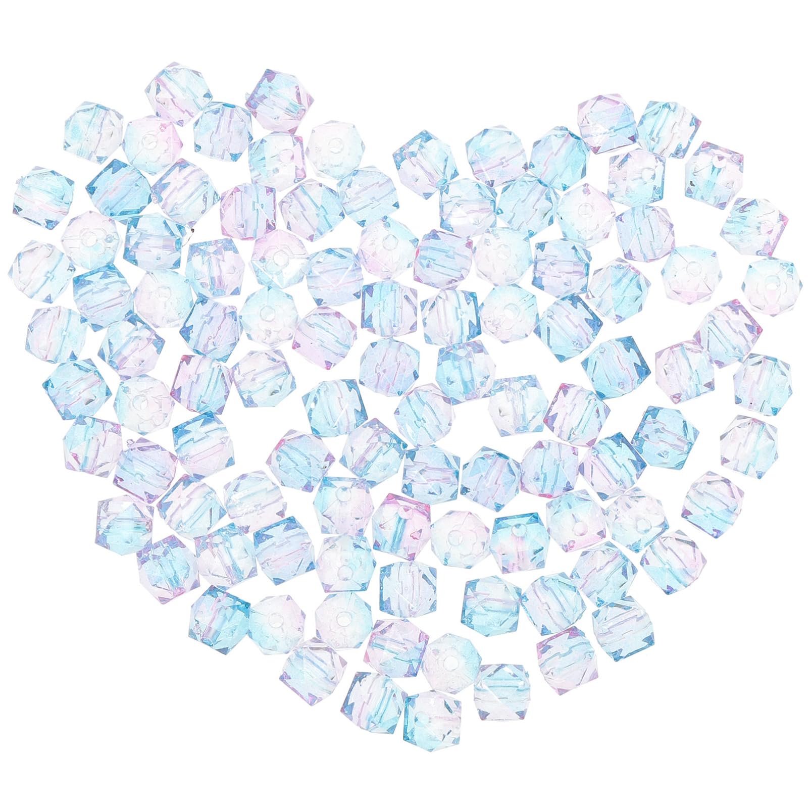 NUOBESTY 3 Sets Acrylperlen Für Armbänder Schmuckherstellung Halskettenperlen Perlen Für Schmuck Armbandanhänger 200 Stück * 3