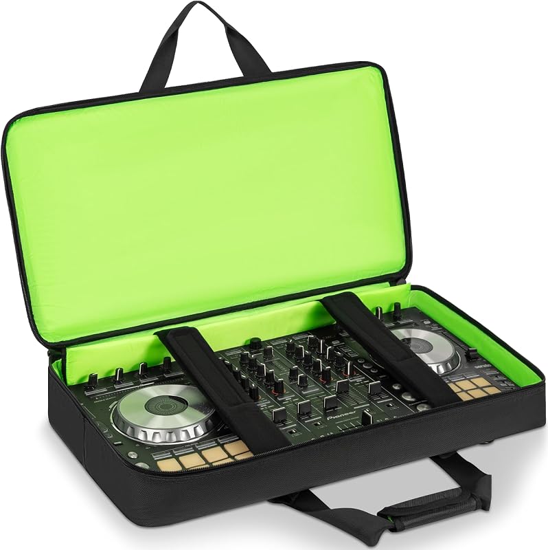 DJ Controller Case Bag Fits for Pioneer DDJ FLX6/RR/DDJ SX SX2 SX3 | Fits for NI Traktor Kontrol S8/DDJ 800/Denon MC7000 Padded DJ Travel Carrying Bag Lightweight Controller Storage Bag Case