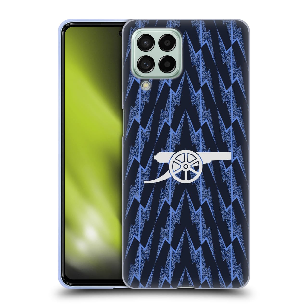 Head Case Designs Officially Licensed Arsenal FC Away 2025/26 Kit Gel Case [Military Grade Protection] Compatible With Samsung Galaxy M53 (2022) — image 1