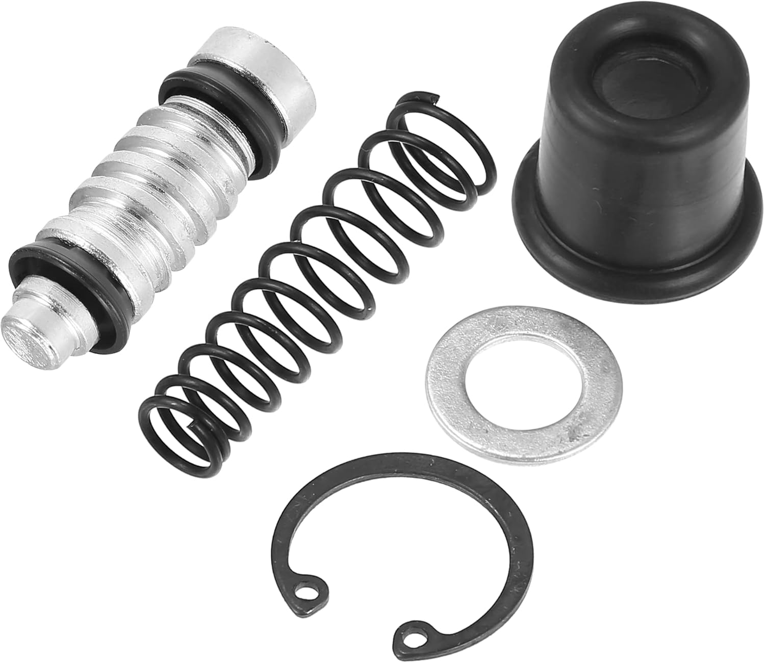 Motoforti 1 Set Piston in Line Pump Repair Kit Master Cylinder Piston Rigs Repair Accessories Motorcycle Clutch Brake Pump for Motocross Scooter 12.7mm