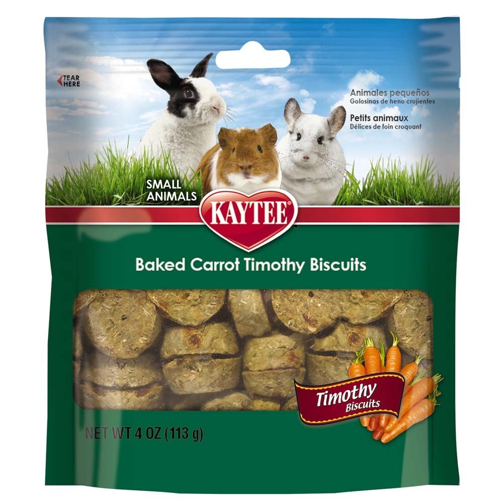 Timothy Hay Baked Carrot Small Animal Treats, 4-Ounce