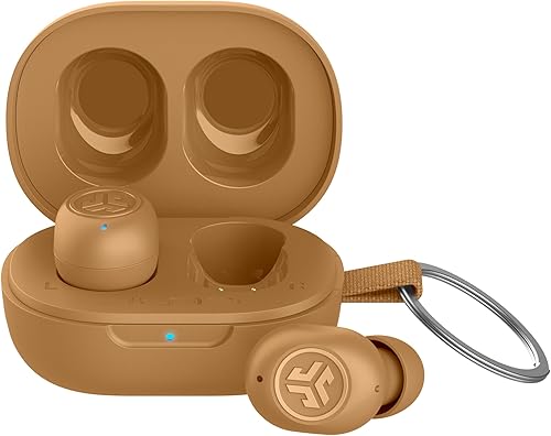 JLab JBuds Mini Tones True Auriculares inalámbricos Bluetooth + funda de carga, (7572 W), IP55 a prueba de sudor y polvo, Bluetooth multipunto,