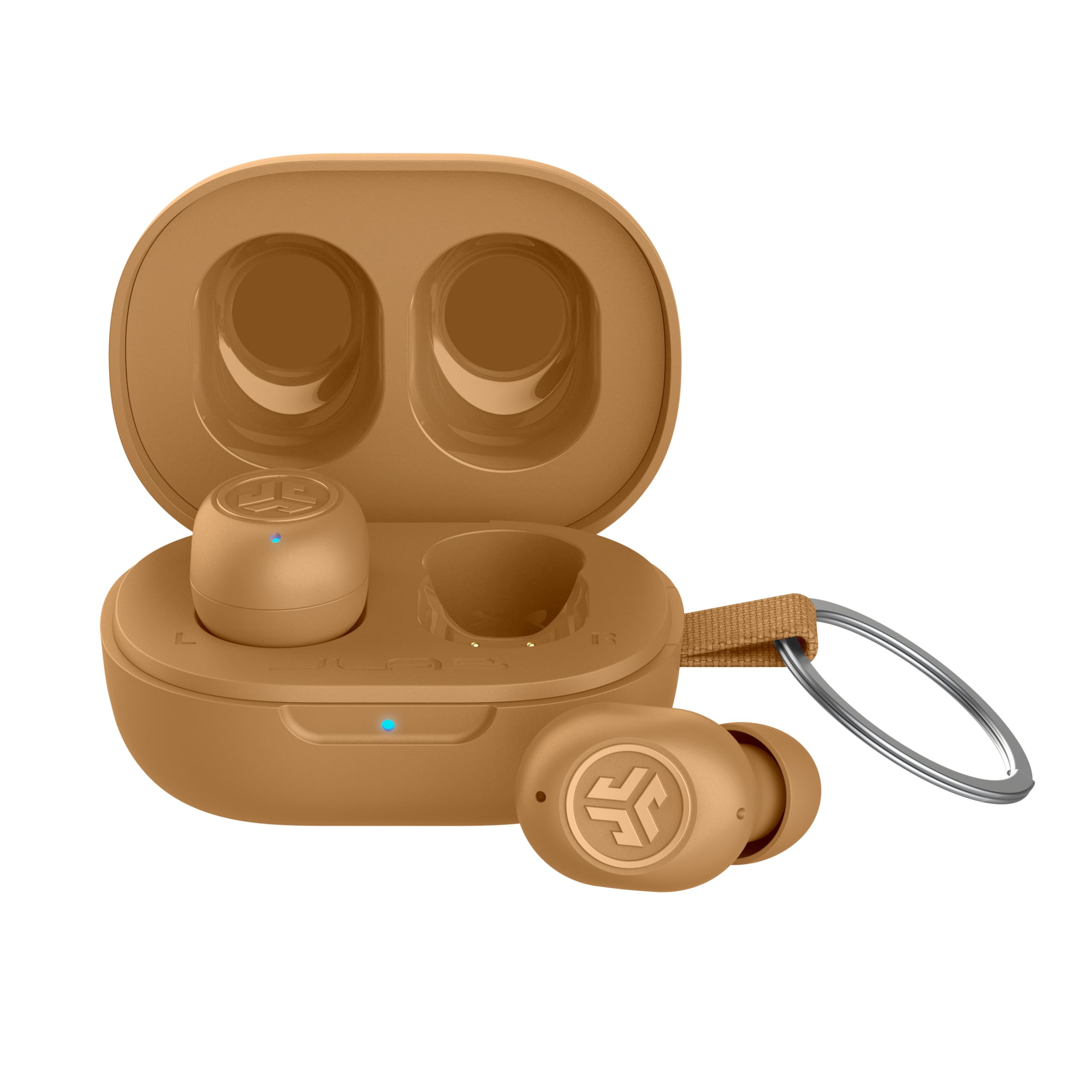 JLab JBuds Mini Tones True Wireless Bluetooth Earbuds + Charging Case, (7572 W), IP55 Sweat and Dust Proof, Bluetooth Multipoint, Be Aware Audio, 3 EQ