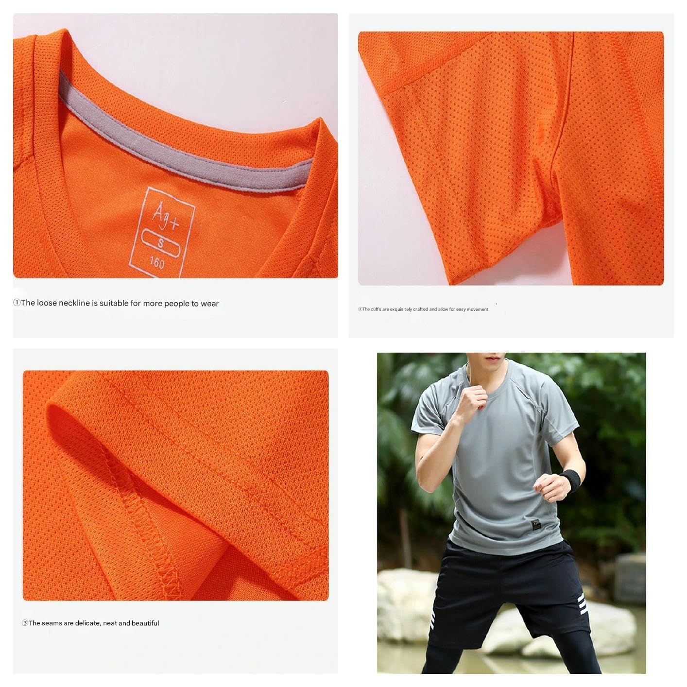 Męskie T-Shirty z krótkim rękawem Lato Cool Quick-Dry Fitness Sport T-Shirt High Elastic Soft And Comfort Pullover