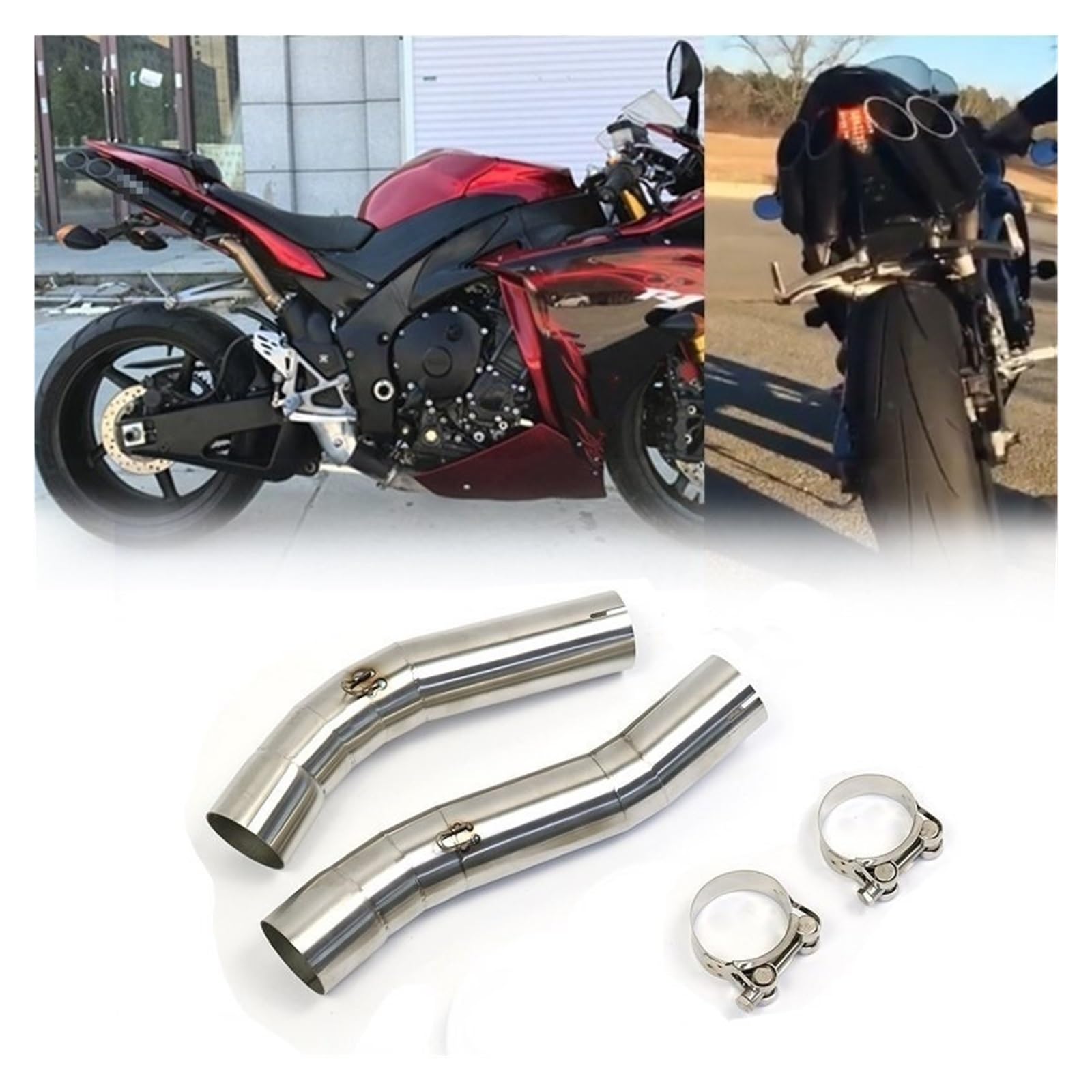 YZF-R1 中間リンクパイプ Amazon.co.jp: 中間パイプ ヤマハ R1 YZF R1 MT10 2015-2021