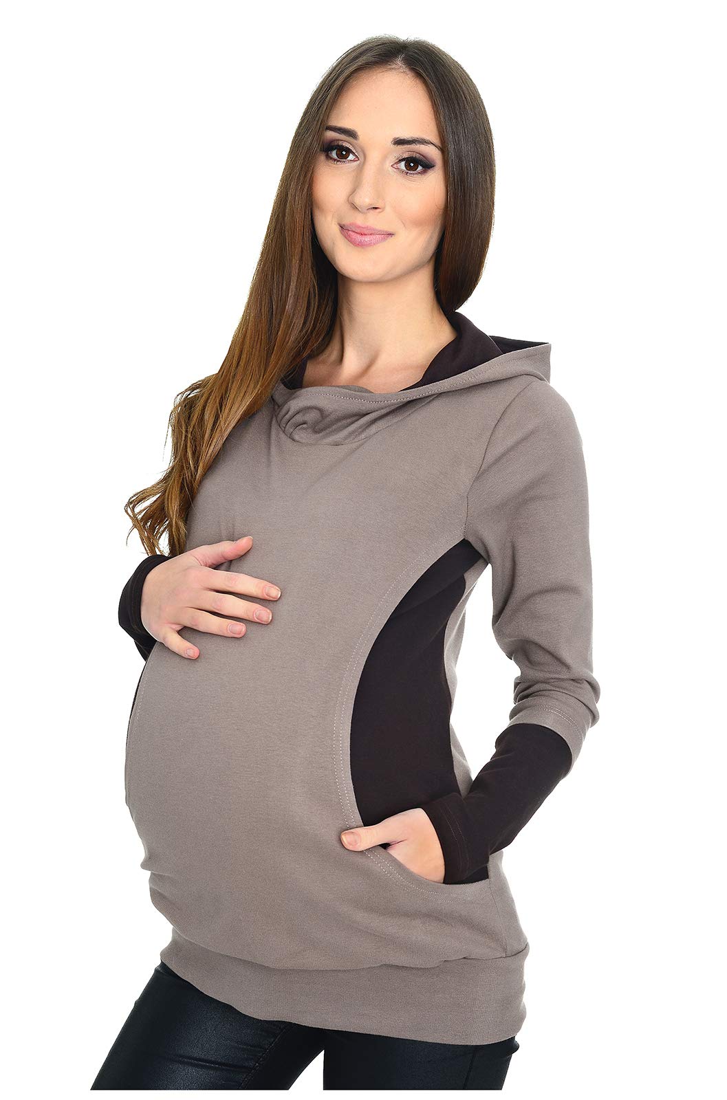 Mija - Umstandsmode / - 2 in1 Stillpullover & Umstandspullover Stilltop 3078A