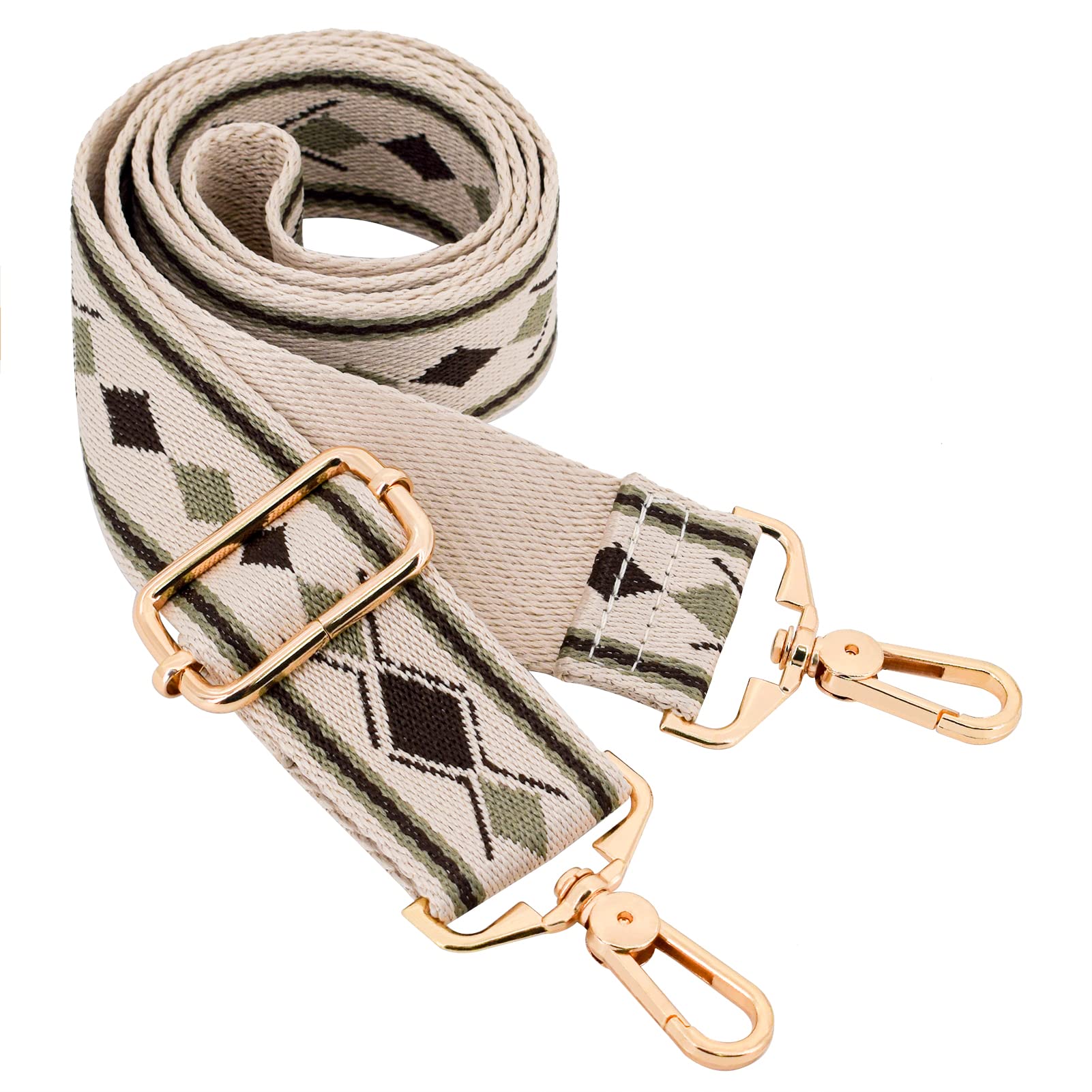 Strap Purse Crossbody Bag Strap Replacement Metal Swivel Hook Shoulder Strap Guitar Strap for Crossbody Bag/luggag …