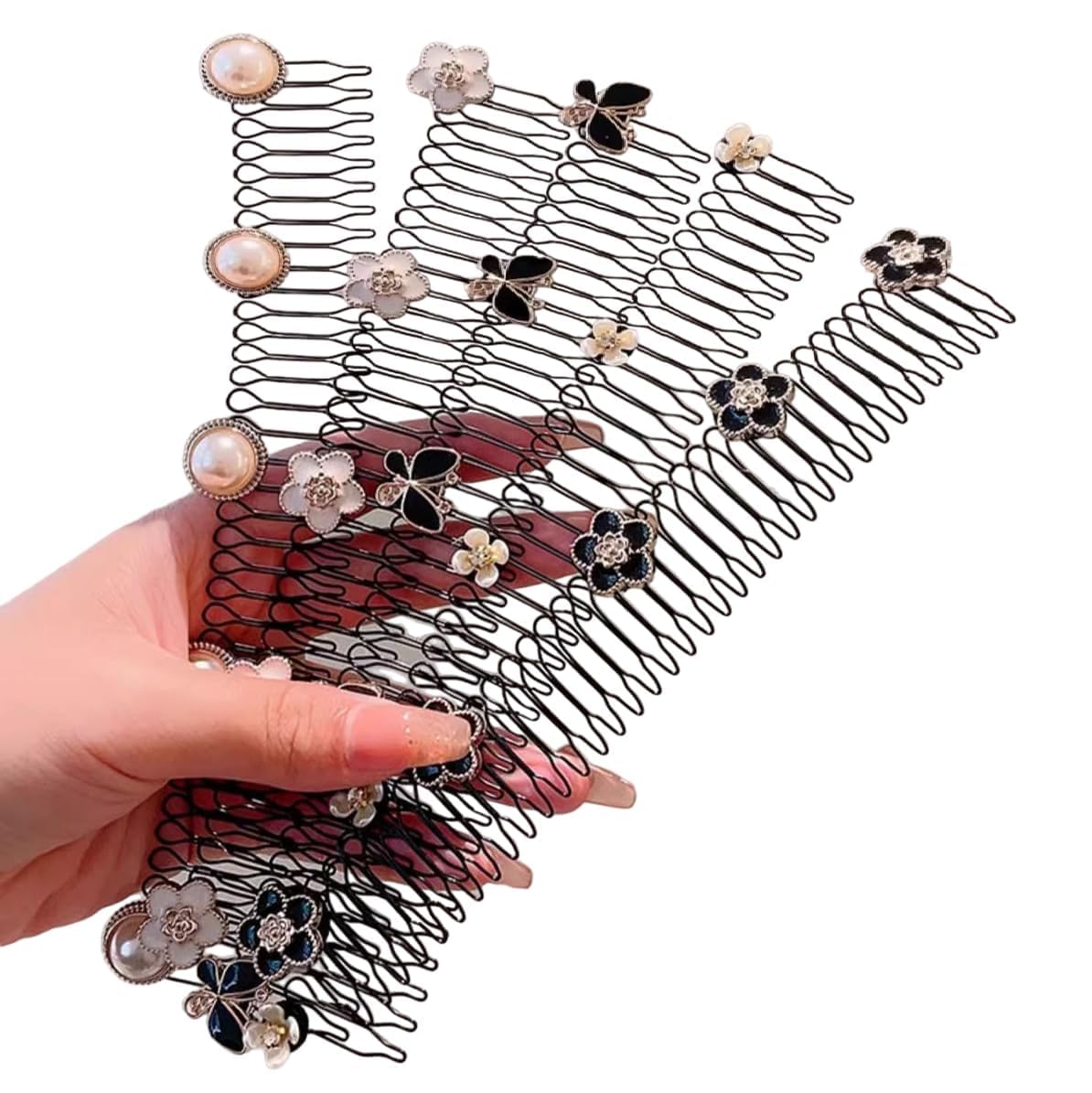 Invisible Hair Clips U Shape Hair Finishing Fixer Comb Stretchy Hairpin Cute Invisible Hair Holder U Pin Hair Clips Hair Styling Tools-image-30