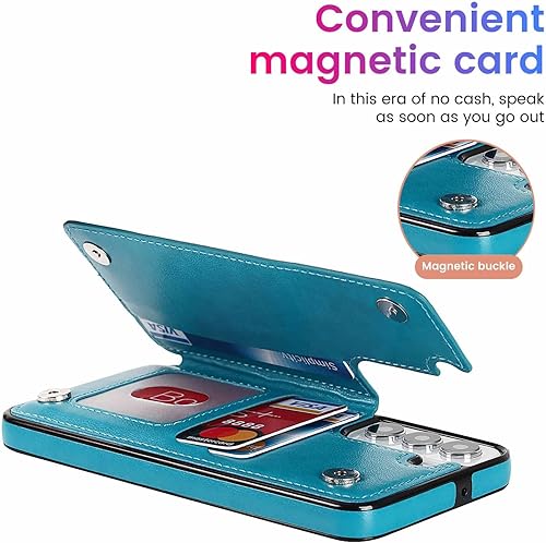 Miniatura 5 de Asuwish Funda compatible con Samsung Galaxy S22 Plus 5G y protector de pantalla de vidrio templado, soporte para tarjeta celular, ranuras