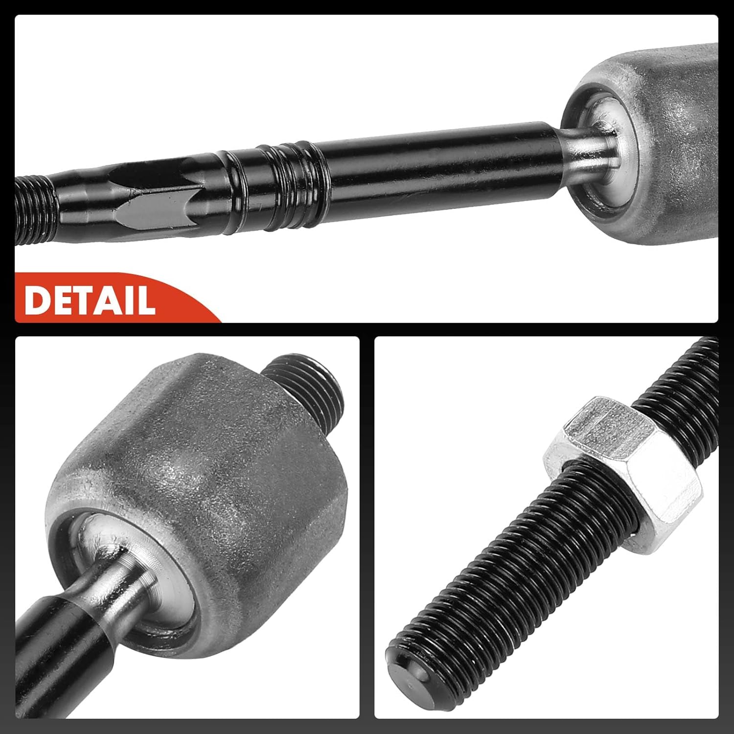 A-Premium 2 x Front Inner Tie Rod Ends, Compatible with Mercedes-Benz C300 2015-2021, C400 2015, C43 AMG 2017-2021, C450 AMG 2016, E300 2017-2019, E43 AMG 2017-2018, E63 AMG S, GLC300, GLC43 AMG