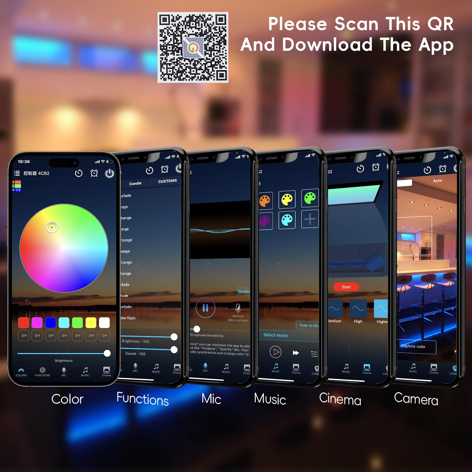 Led Strip Light App And IR Remote Control - Image 4