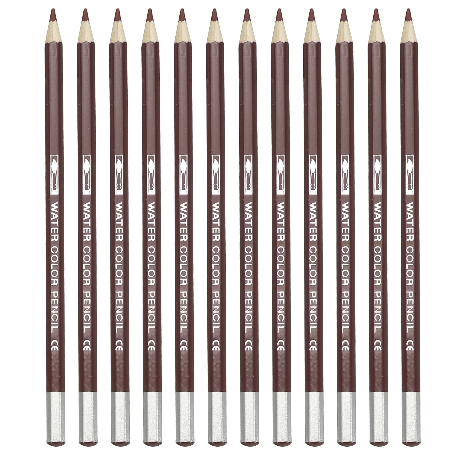 PATIKIL Watercolor Pencil, 12Pcs Water Soluble Pencils for Blending Coloring, Sketch Drawing, Painting, Purple Red