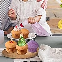 Vista 7 de Moldes de silicona para velas, moldes de velas de cupcakes para hacer velas, moldes de jabón de silicona 3D, molde de silicona para hornear, vela