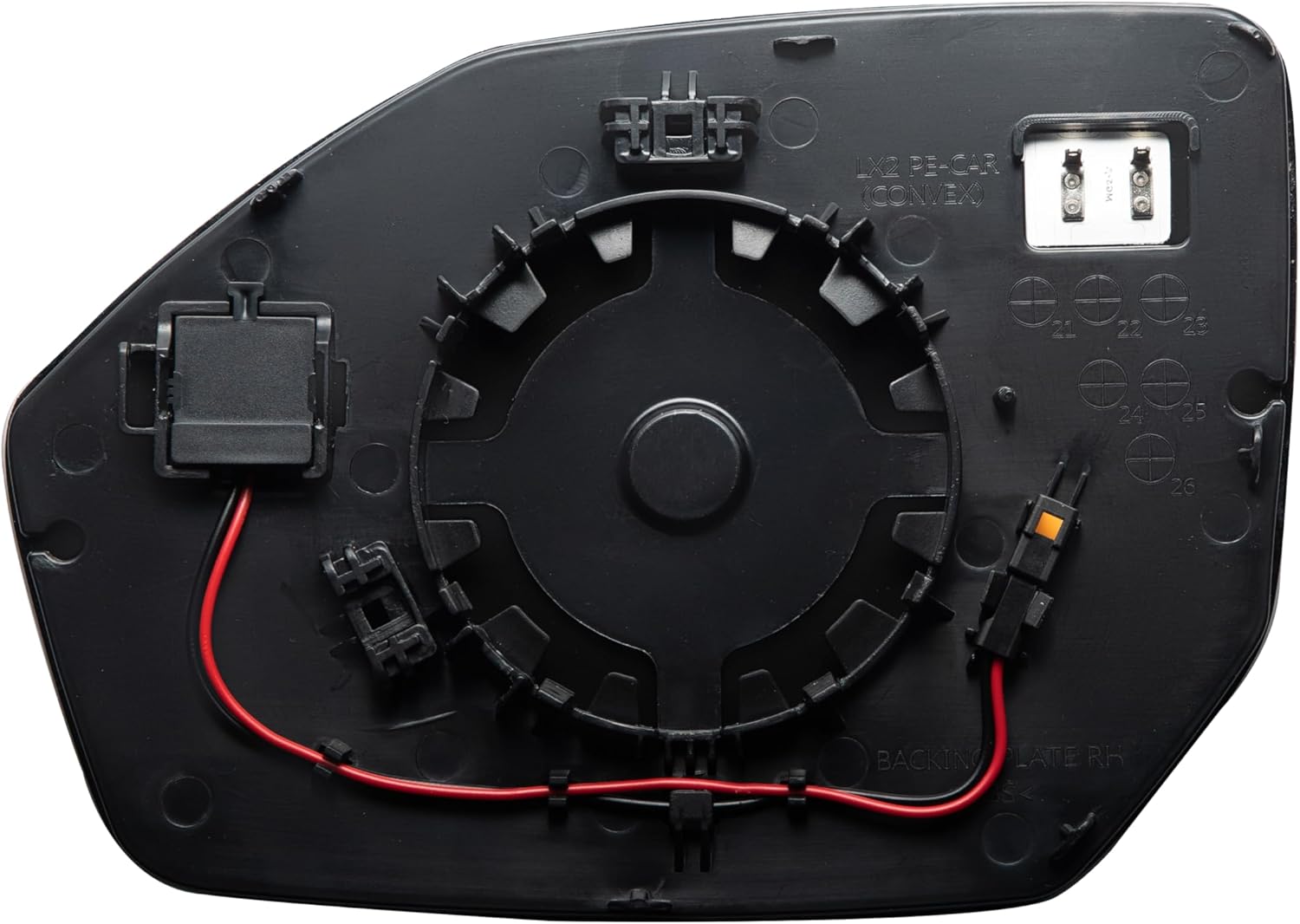 EAP Passenger Side Mirror Glass Compatible with Hyundai Palisade 2018-2021, Heated with Blind Spot, 87621S8010 87621S8090