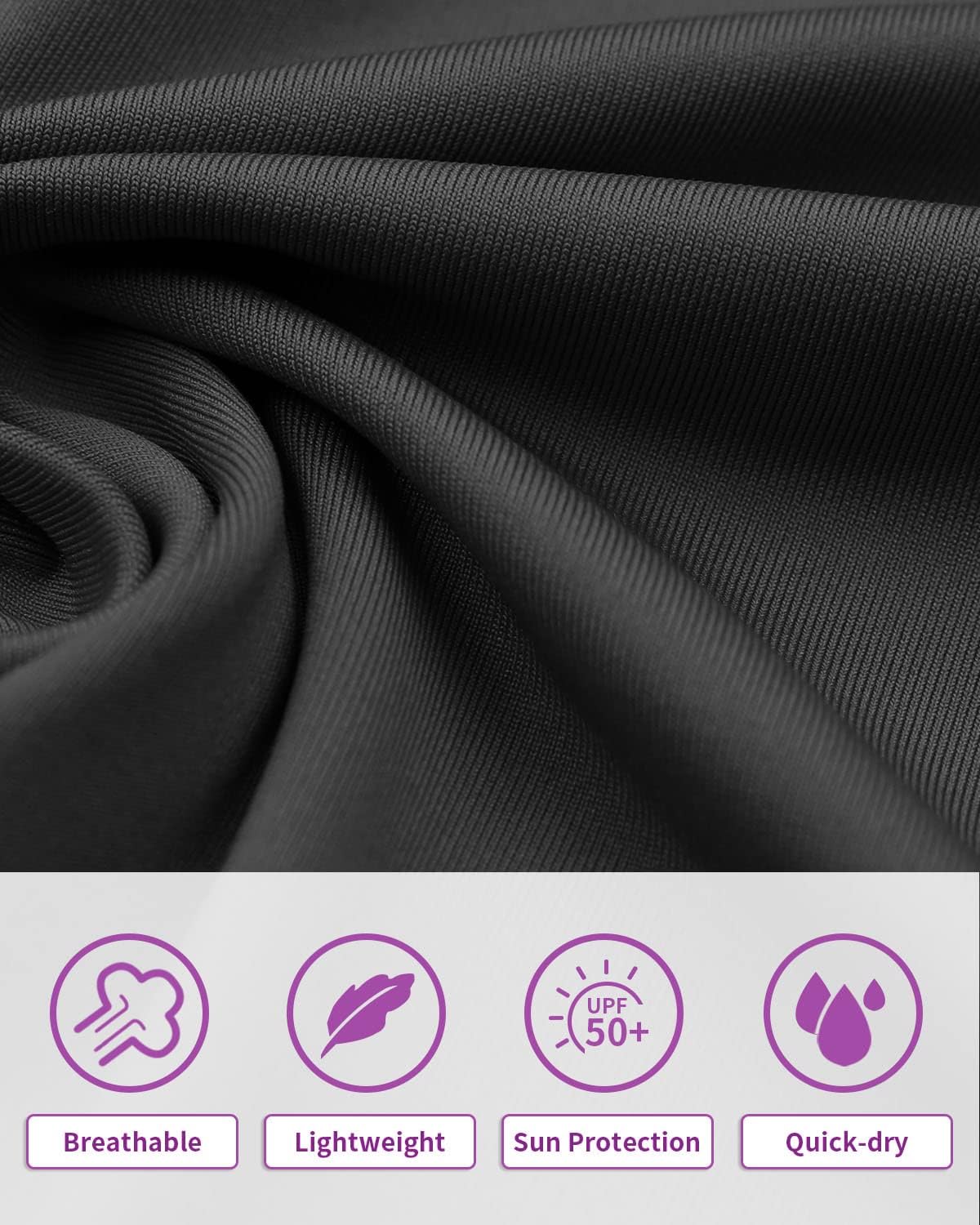 Soneven Women's Long Sleeve Golf Polo Shirts Moisture Wicking Quick Dry Half-Zip Pullover Athletic Workout Striped Tops - Image 5