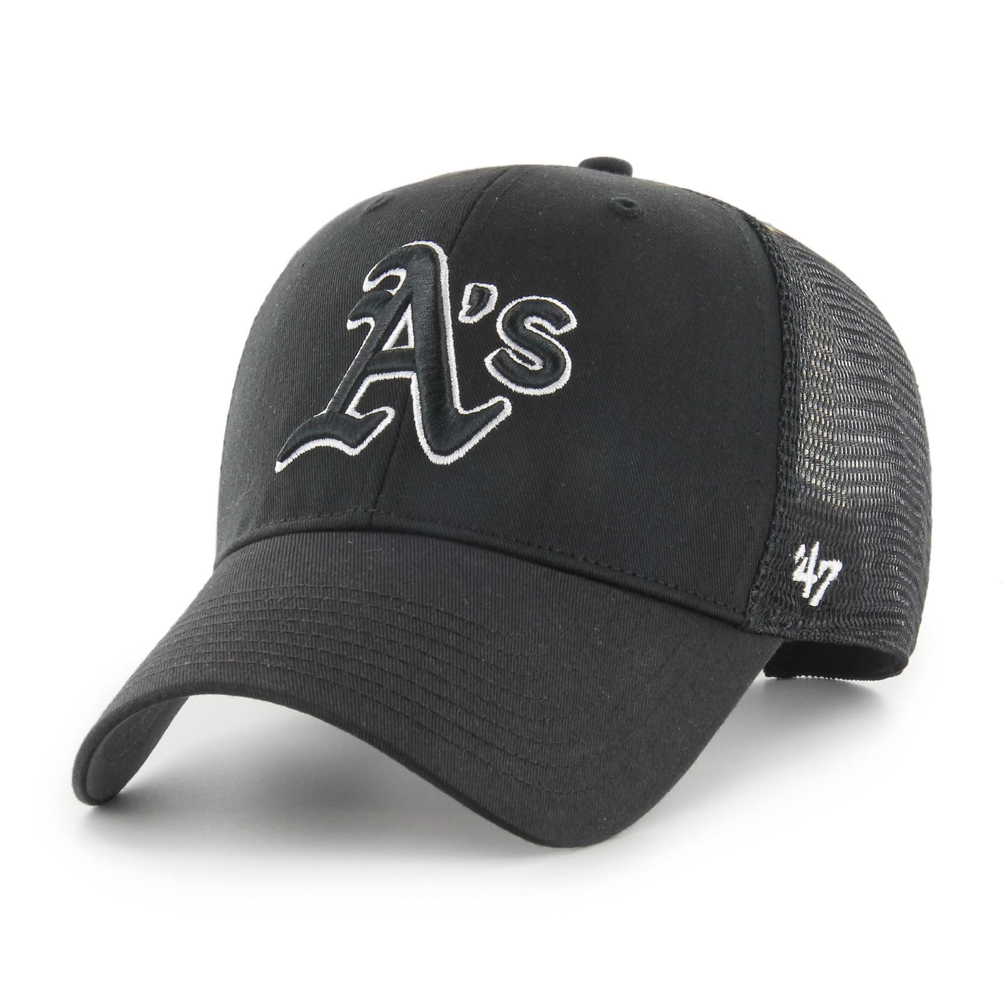 47 Oakland Athletics MLB Most Value P. Branson Black Adjustable Trucker Cap โ image 1