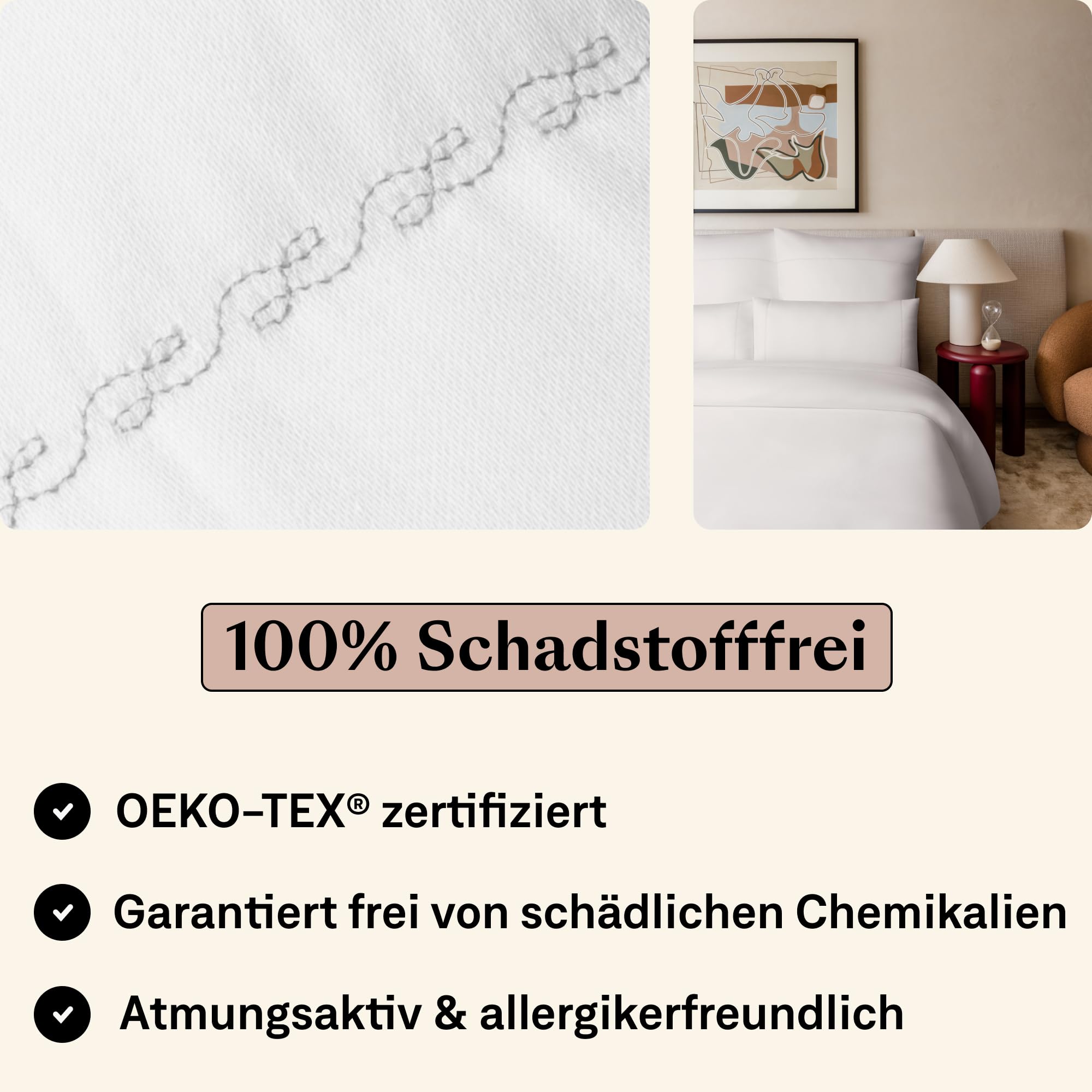 Mako Funda de almohada de satén de 40 x 80 cm, juego de 2 unidades, color blanco con bordado, funda de almohada de raso, 80 x 40 cm, 40 x 80 cm, funda de almohada suave como funda de almohada de