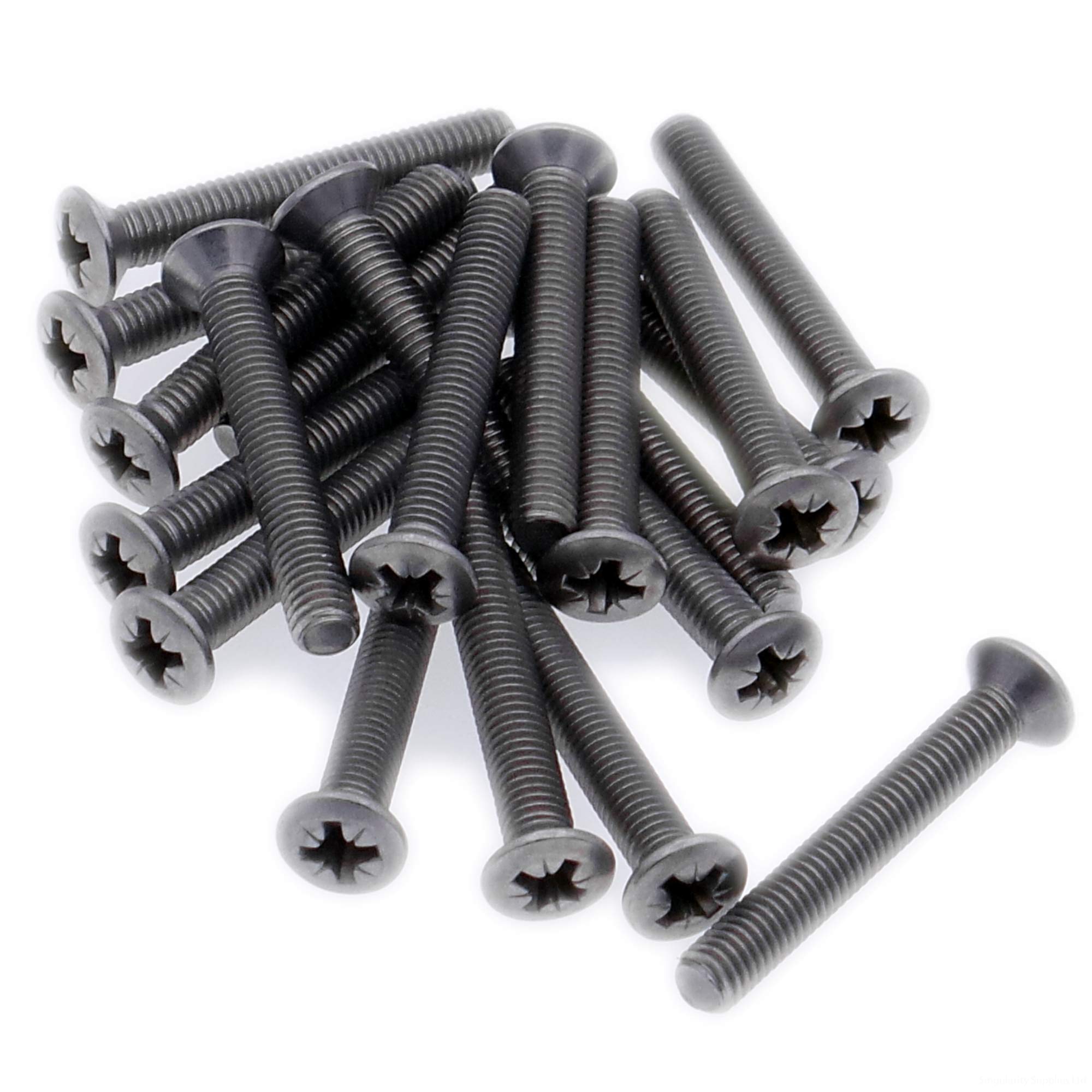 Singularity Supplies M5 (5Mm X 20Mm) Pozi Raised Countersunk Machine Screw (Bolt) - Stainless Steel (A2) (Pack Of 20)