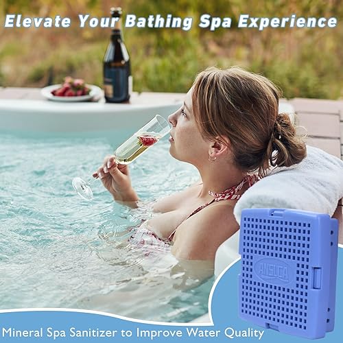 Miniatura 2 de Desinfectante mineral para bañera de hidromasaje con filtro de spas Sundance, desinfectante mineral de agua dulce ANSLCA que eleva tu experiencia de