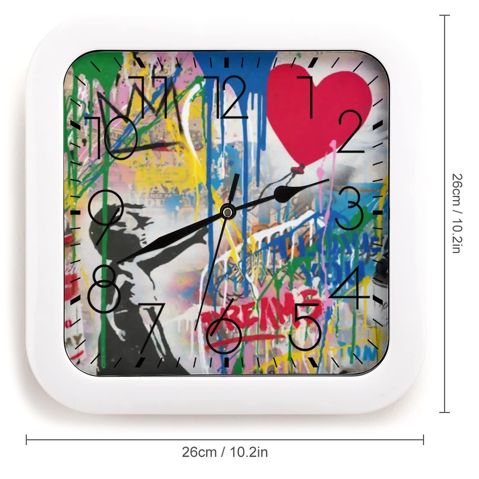 バンクシー バルーンガール木製掛時計 バンクシー バルーンガール木製 バンクシー バルーンガール木製掛時計 バンクシー バルーンガール木製