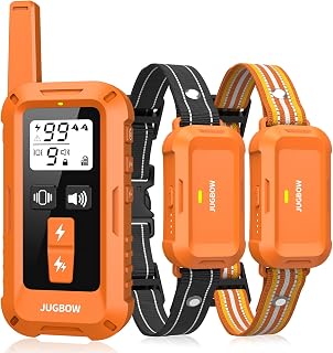 Dog Shock Collar 2 Packs - 4200FT Dog Training Collars with Remote, Orange
