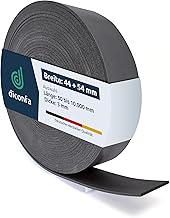 diconfa DACHFENSTER Schaumstoff-dichtung GRAU für Lüftungsklappe kompatibel mit VELUX - WÄHLBAR Breite 44mm, 54mm - Länge 0,05m bis 10m - AUSWAHL 44mm x 650mm - selbstklebend - Made in Germany