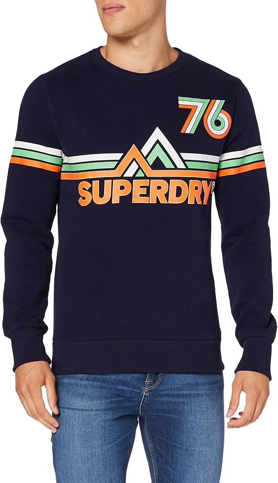 Ropa Vintage Hombre 39 Superdry Downhill Racer Hood Capucha para Hombre