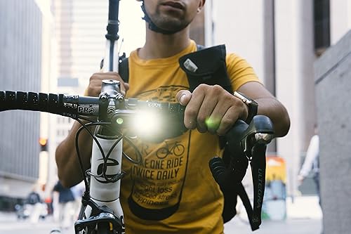 Miniatura 2 de Kryptonite Avenue F-65 - Luz LED para bicicleta, recargable por USB, 5 modos de luz, tiempo de funcionamiento de hasta 15 horas, accesorios de