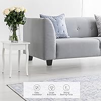 Vista 4 de TURSTIN Patas de Muebles de Plástico Patas de Sofá Cuadradas Cónicas Pies de Sofá con Tuercas en T M8 Tornillos para Patas Sofás Sillas Gabinetes
