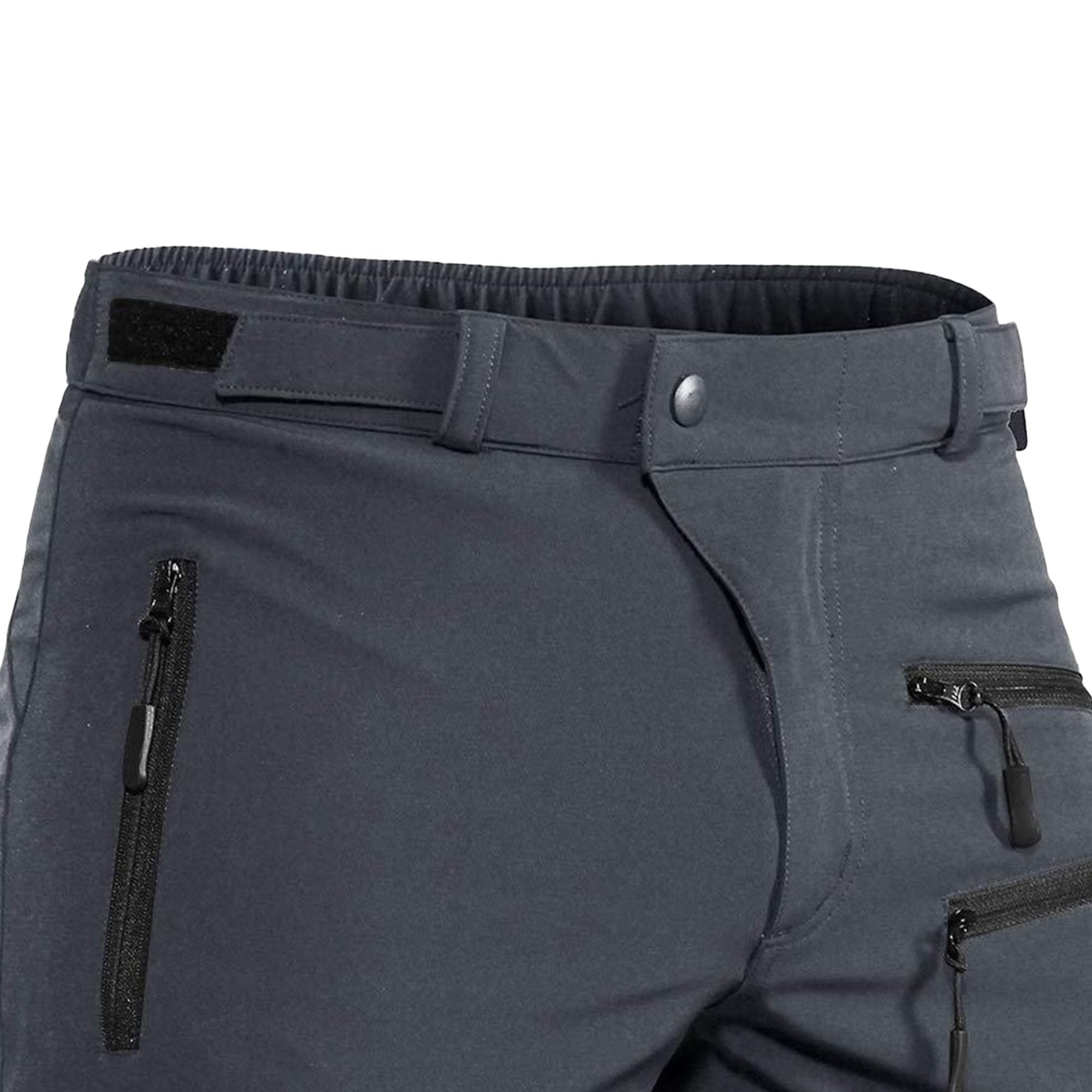 Herren Outdoor-Shorts, schnelltrocknend, leicht, kurze Sporthose mit Reißverschlusstaschen, Wandershorts für Herren