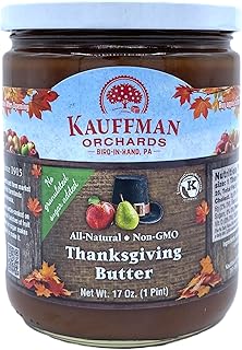 Kauffman Orchards All-Natural Thanksgiving Butter Spread, 17 oz. Jar (Pack of 1)