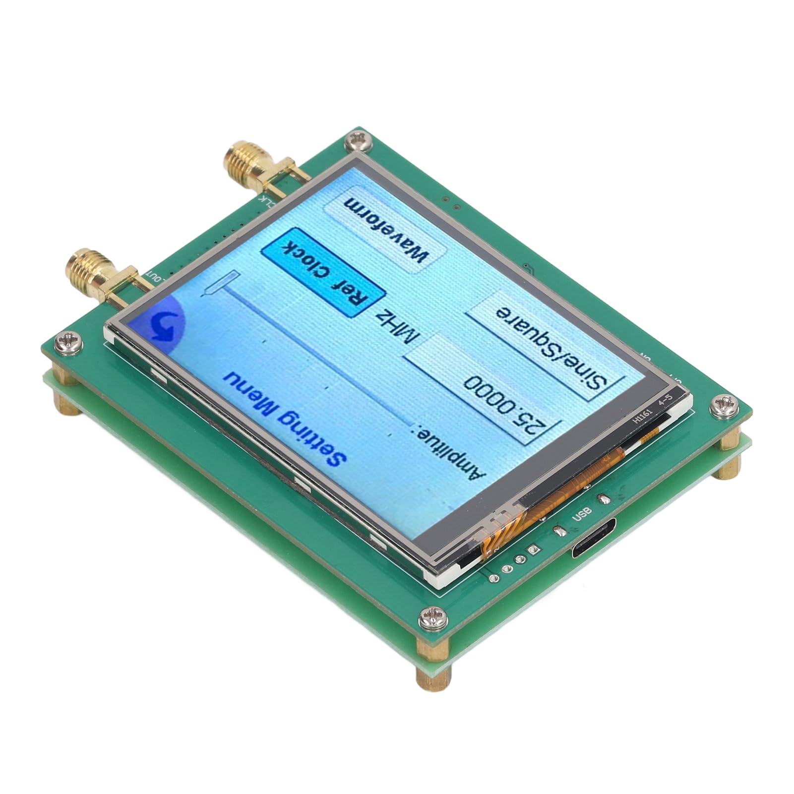 RF Generator | 23.5MHz - 6000MHz Sweep & Dot Frequency Module | SMA Female Output for Radio PC Meter Counter Control/Lab Testing | Full Touch Screen (ADF4351 35m‑4.4g)