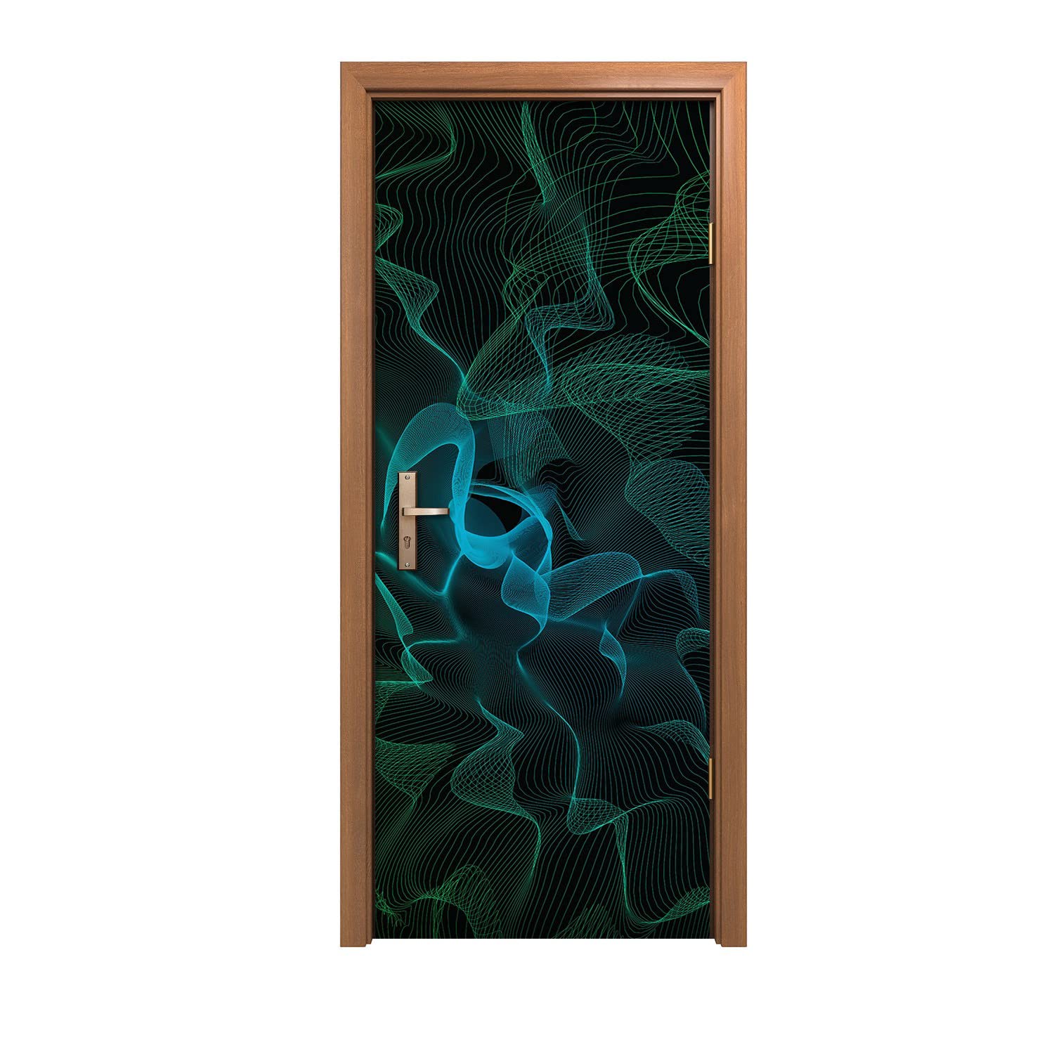 Décoration design d'intérieur avec l'autocollant de porte Coloray 80x200cm au style graphique