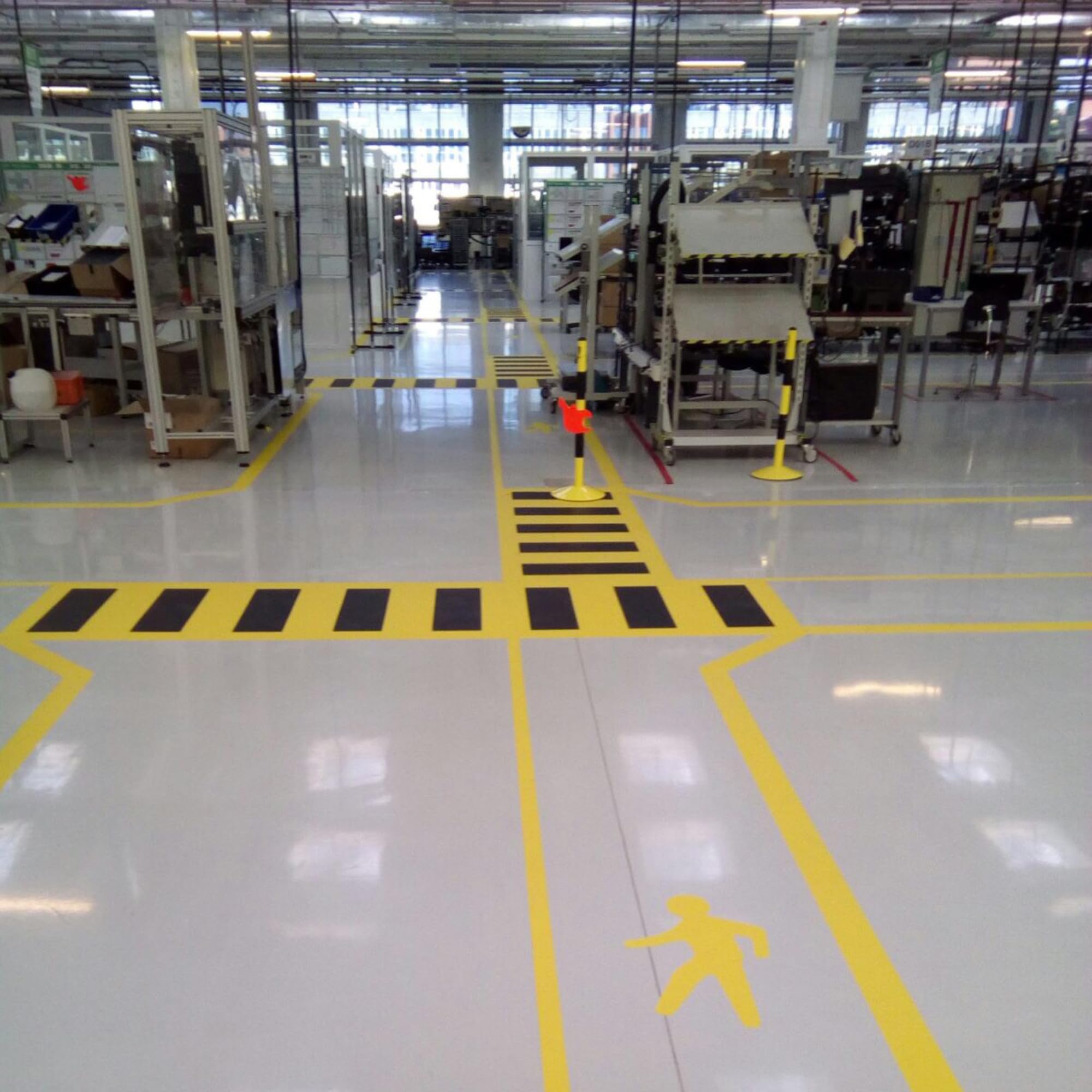 FindTape Nastro per segnaletica per pavimenti PermaStripe per carichi pesanti: 2 in. (48mm actual) x 90 ft. (Blu)