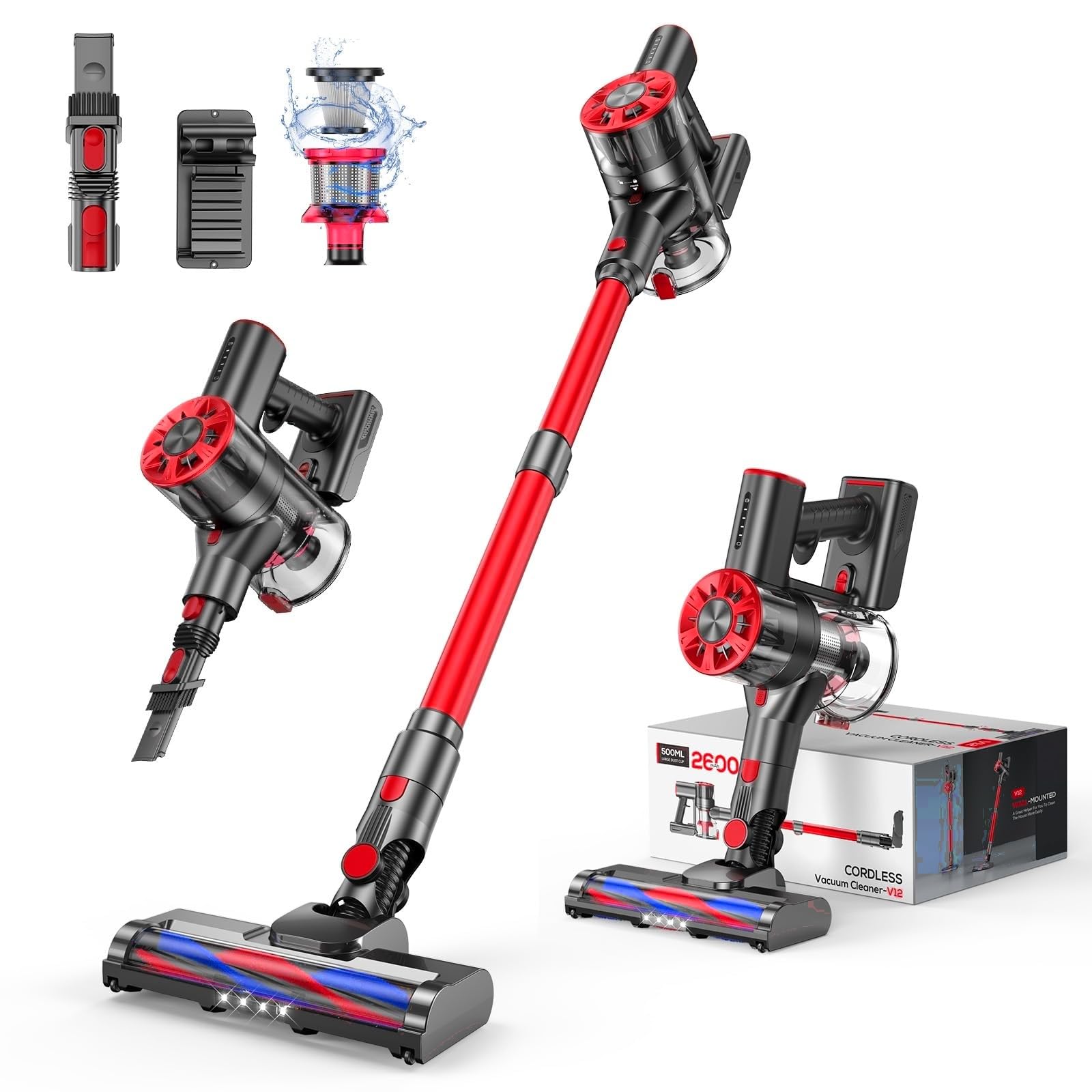 Amazon.com - Cordless Vacuum Cleaner Rechargeable with