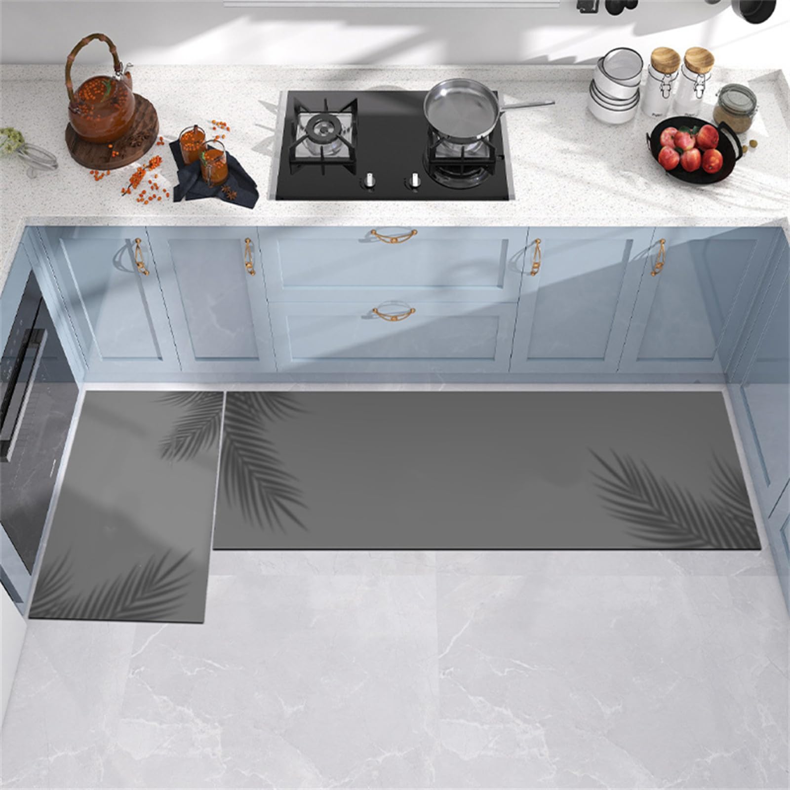 Tapis cuisine super absorbe l'eau tapis de sol intérieur lavable couloir 40x60