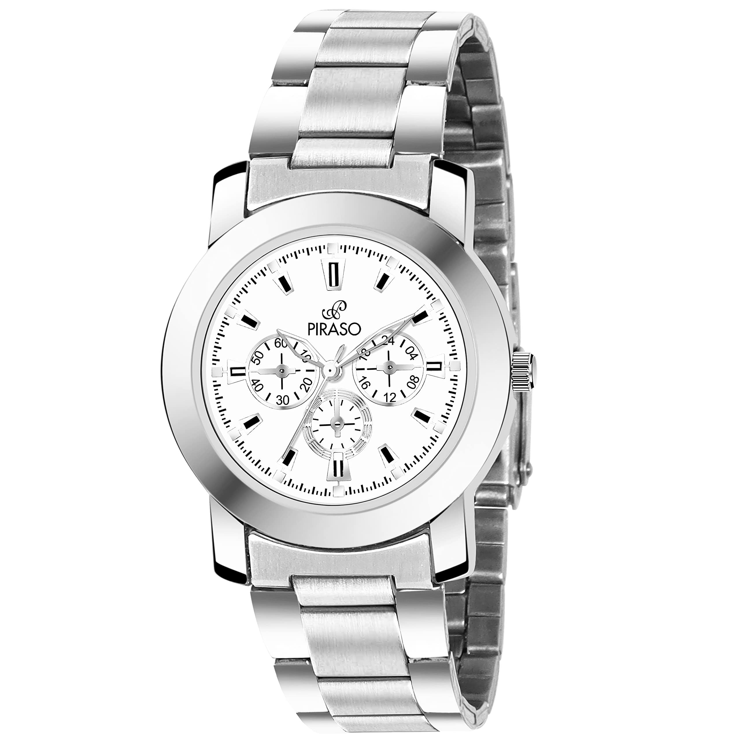 PIRASO Classy Look Chrono Design Dial Watch for Women Girls