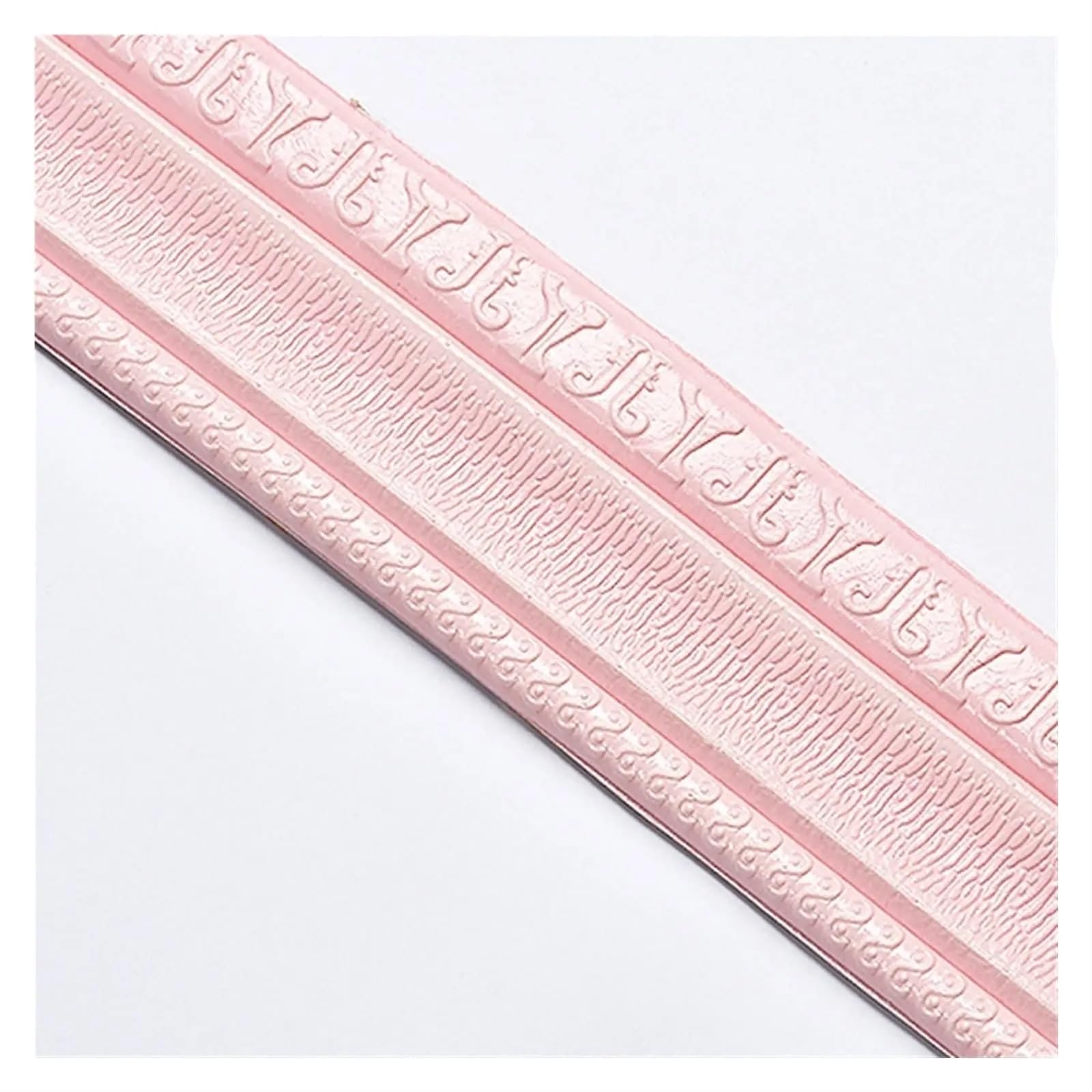 Yxinaer 1Pcs-03 Dado Rail Self Adhesive Wallpaper Border Sticker Wall Trim Line Baseboard Pvc Edge Banding Waterproof(1Pcs-03)