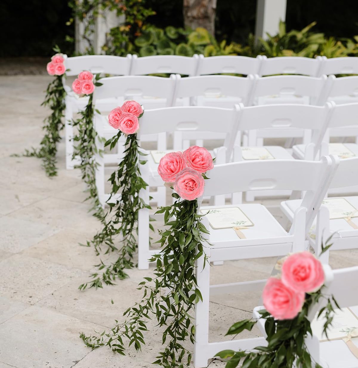 Glitter Roses Bouquet,30PCS Peach Roses Artificial Roses with Stems for Crafts Wedding Bouquet Party Home Decor(Peach) - Image 6