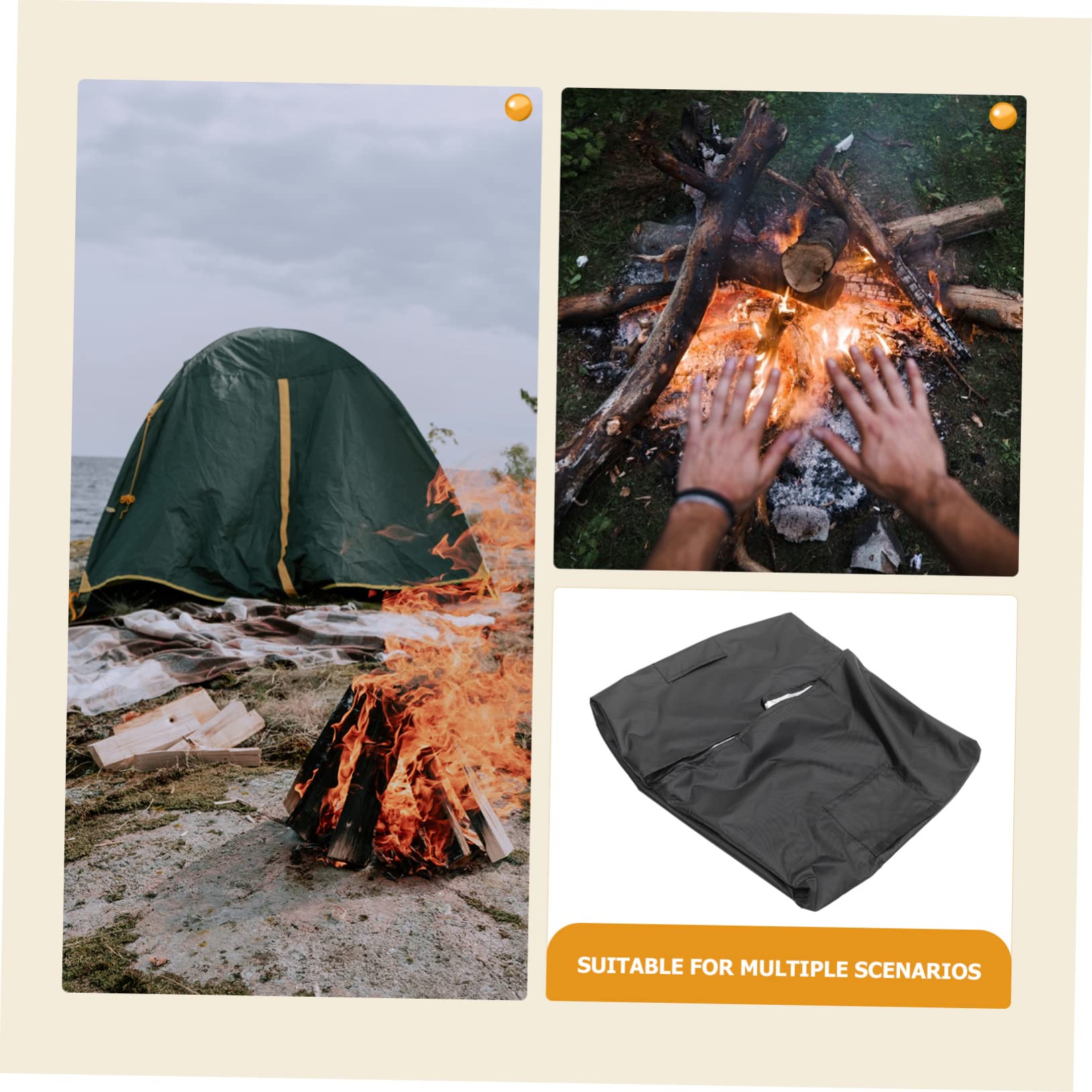 TOYANDONA Funda para Estufa de Barbacoa Funda Protectora para Fogatas Accesorio para Fogata para Barbacoa para Uso al Aire